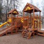 Установка детской площадки в Ленинградской области, детский сад
