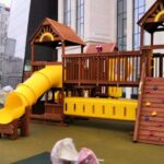 Установка детской площадки в Новосибирске, жилой комплекс