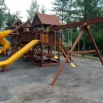 Установка детской площадки в Нижнем Новгороде, многоквартирный дом