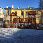 Установка детской площадки в Ленинградской области, детский сад