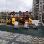 Установка детской площадки в Новосибирске, жилой комплекс