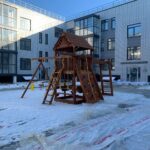 Установка детской площадки в Владивостоке, жилой комплекс