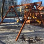 Установка детской площадки в Ленинградской области, детский сад
