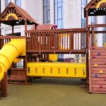 Установка детской площадки в Новосибирске, жилой комплекс