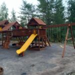 Установка детской площадки в Нижнем Новгороде, многоквартирный дом