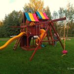 Установка детской площадки в Московской области, Санаторий