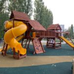 Установка детской площадки в Белгородской области, парк на территории городской больницы