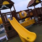 Установка детской площадки в Новосибирске, жилой комплекс