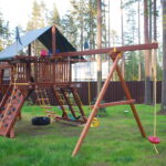 Установка детской площадки в Ленинградской области, Проект №6