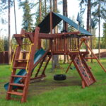 Установка детской площадки в Ленинградской области, Проект №6