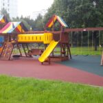 Установка детской площадки Санкт-Петербург, многоквартирный дом