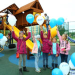 Установка детской площадки в Ноябрьске, жилой комплекс