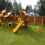 Установка детской площадки в Ленинградской области, Лемболово