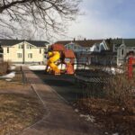 Установка детской площадки в Ленинградской области, Усадьба