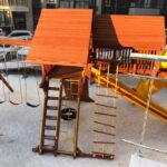 Установка детской площадки в Уфе, жилой комплекс
