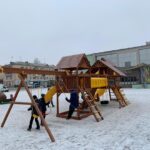 Установка детской площадки в Волгоградской области, главная площадь города