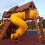 Установка детской площадки в Московской области, Кинг Конг Фанхаус 5 ДК