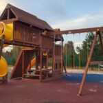 Установка детской площадки в Московской области, Кинг Конг Фанхаус 5 ДК