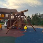 Установка детской площадки в Московской области, Кинг Конг Фанхаус 5 ДК