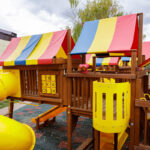 Установка детской площадки в Волгоградской области, детский комплекс Мегаполис, проект №2