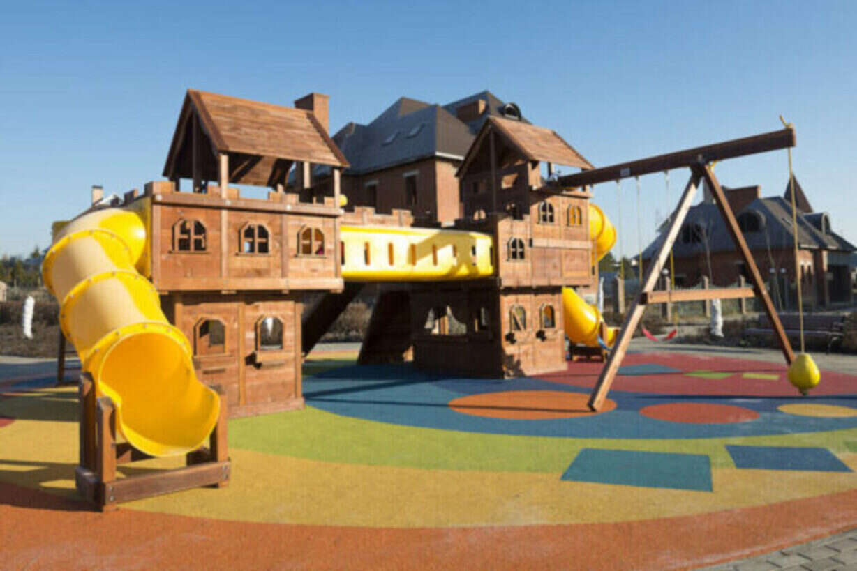 Крепления, горки и цепи Rainbow Play Systems: безопасность