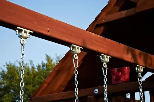 Крепления, горки и цепи Rainbow Play Systems: безопасность